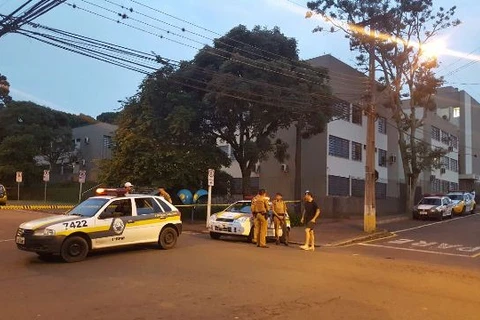 AGORA! Bandidos explodem caixas eletrônicos no fórum de PG