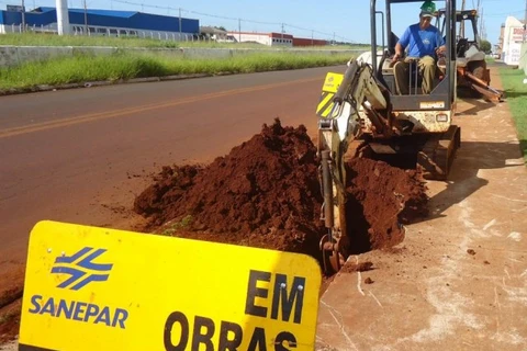 Substituição de válvula de controle deixa bairros sem agua em PG