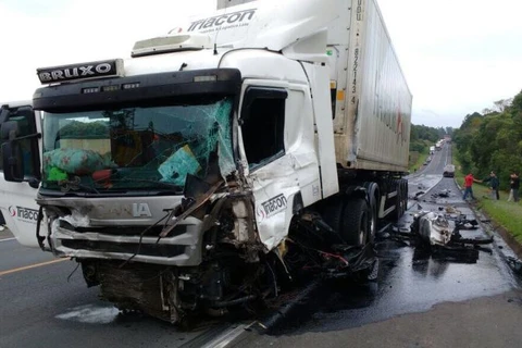 Motorista morre em acidente na BR-277 em Palmeira