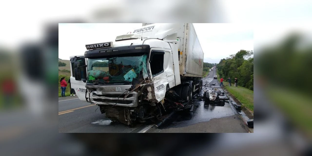 Motorista morre em acidente na BR-277 em Palmeira