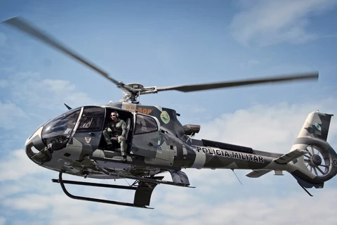 Helicóptero da PM ajuda na captura de assaltantes em Palmeira