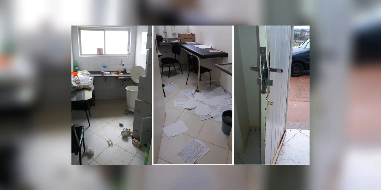 UBS tem atendimento suspendo após ser arrombada na madrugada