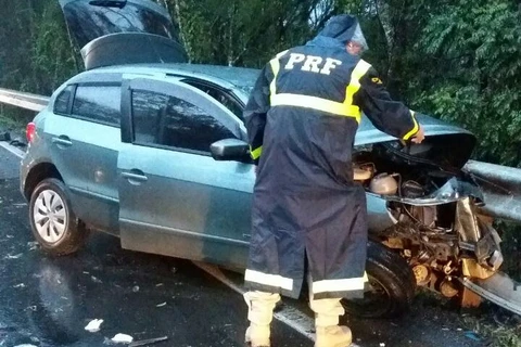 PRF registra acidente com óbito na BR-373 em Guamiranga