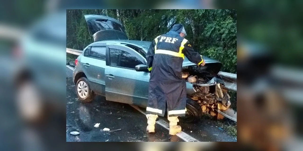 PRF registra acidente com óbito na BR-373 em Guamiranga