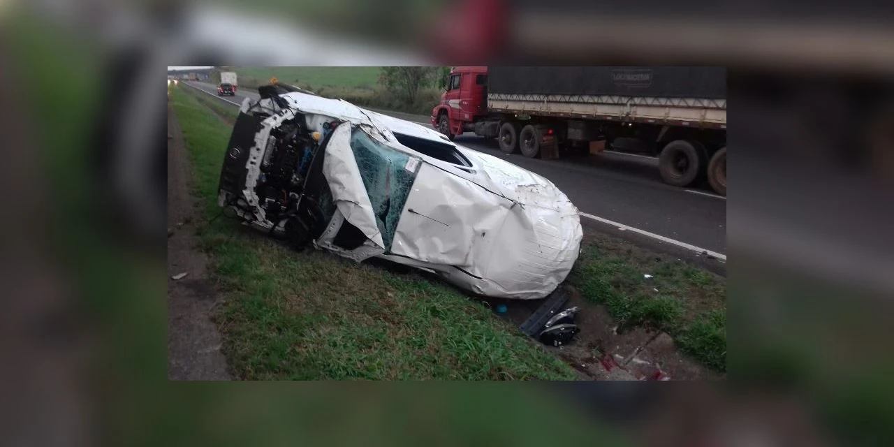 Acidente próximo a Vila Velha na BR-376 deixa 6 pessoas feridas