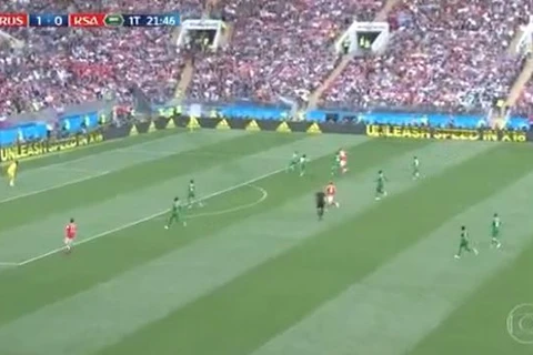 Gol da Russia; Primeiro gol da Copa é de Iury Gazinsky