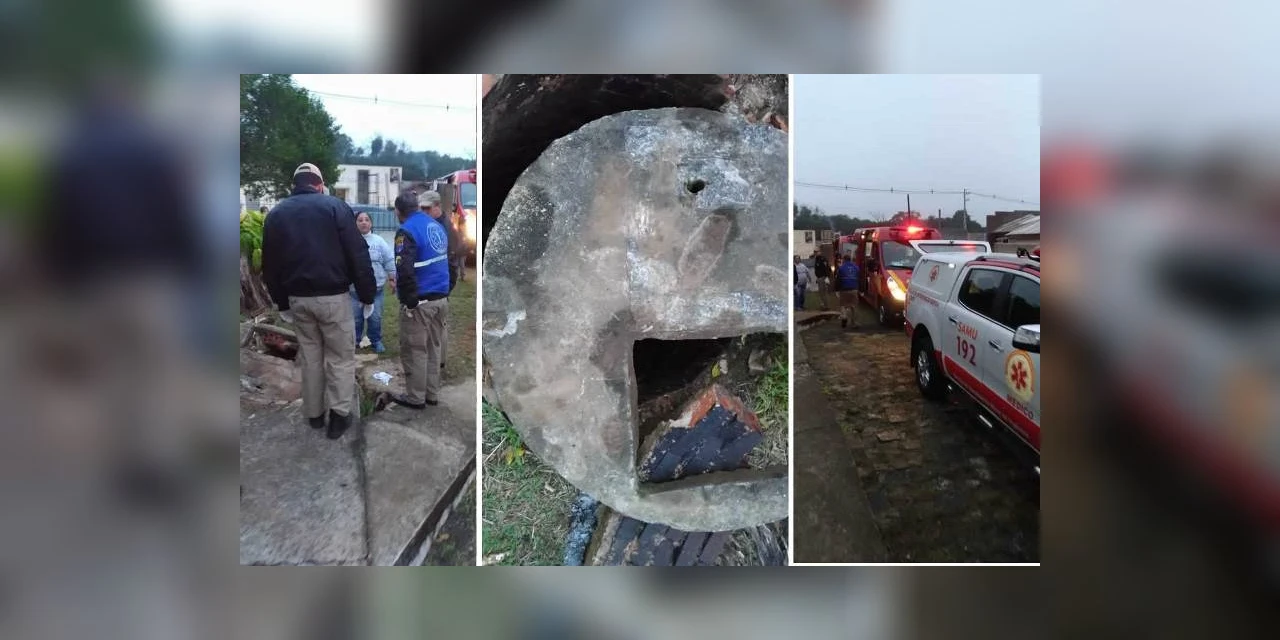 Fossa explode e deixa 3 pessoas feridas no distrito de Guaragi