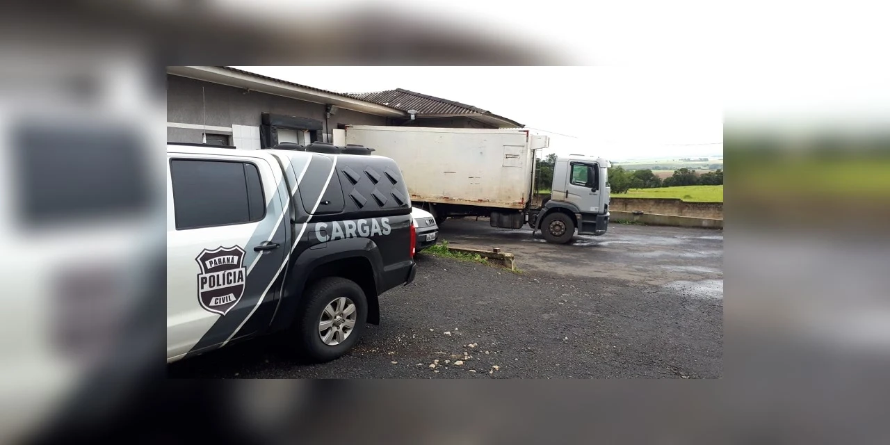 Policia Civil apreende carga roubada de "picanha uruguaia"  e empresario em Ponta Grossa