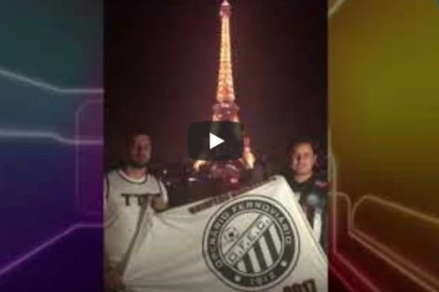 Operarianos fazem  vídeo em Paris e mandam 'abraço' ao Agora 1