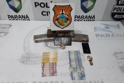 Guarda Municipal apreende mais de 4 Kg de drogas em PG; um suspeito foi preso