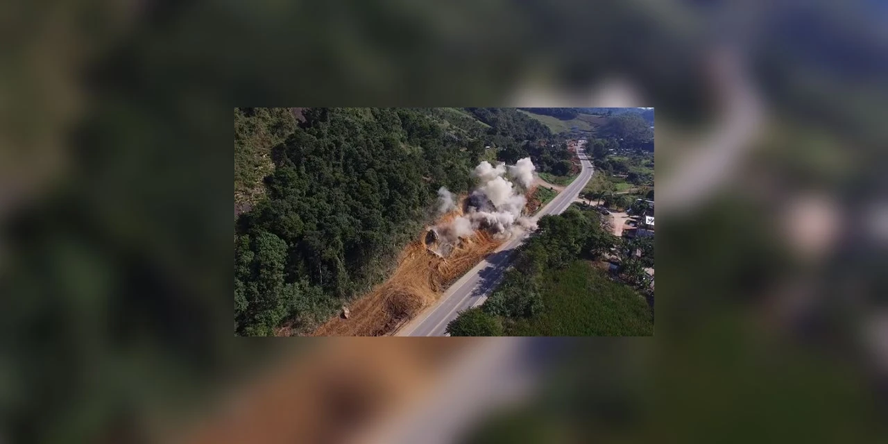 Detonação de rochas bloqueia BR-376 por 1 hora na terça (26)