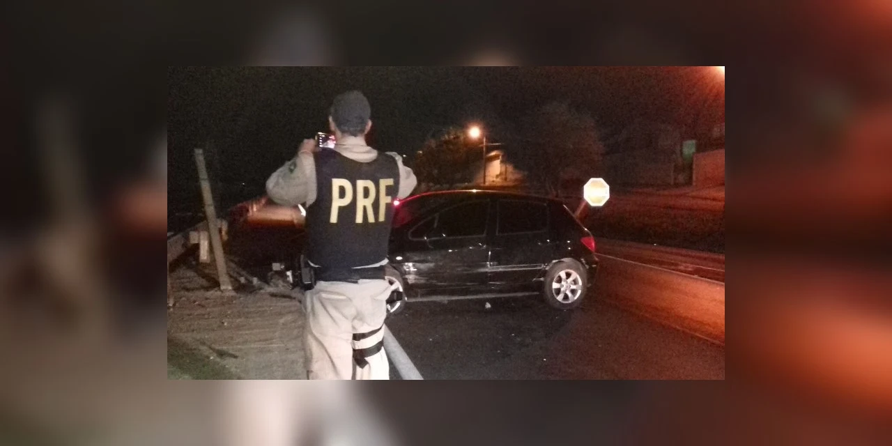 Agente penitenciário sofre acidente próximo ao DER; diz policia