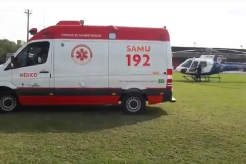 Helicóptero do Samu é acionado para atender jovem de 22 anos em Castro