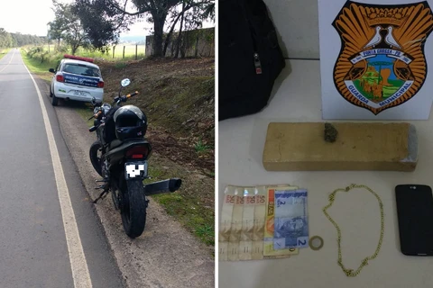 Rapaz é detido pela Guarda com 1 Kg de maconha em Guaragi