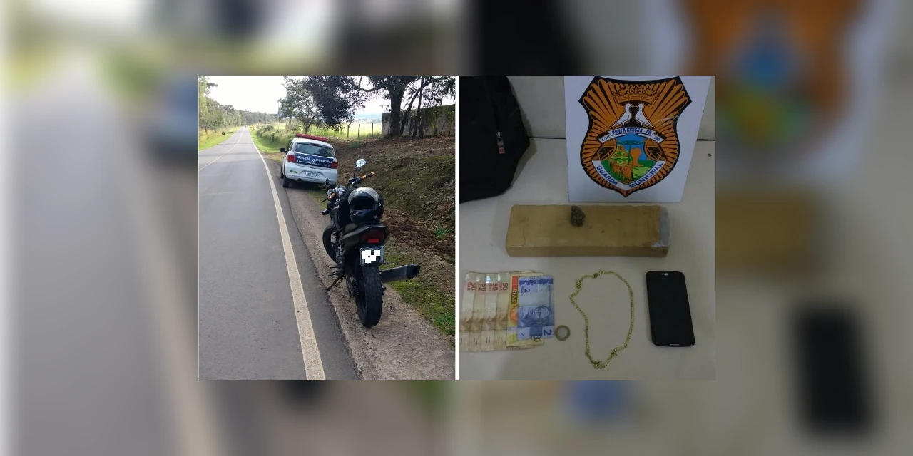 Rapaz é detido pela Guarda com 1 Kg de maconha em Guaragi