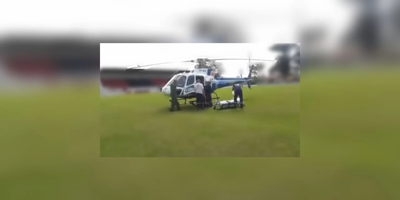 Bebê de 9 meses tem 80% do corpo queimado com óleo quente em Pirai do Sul