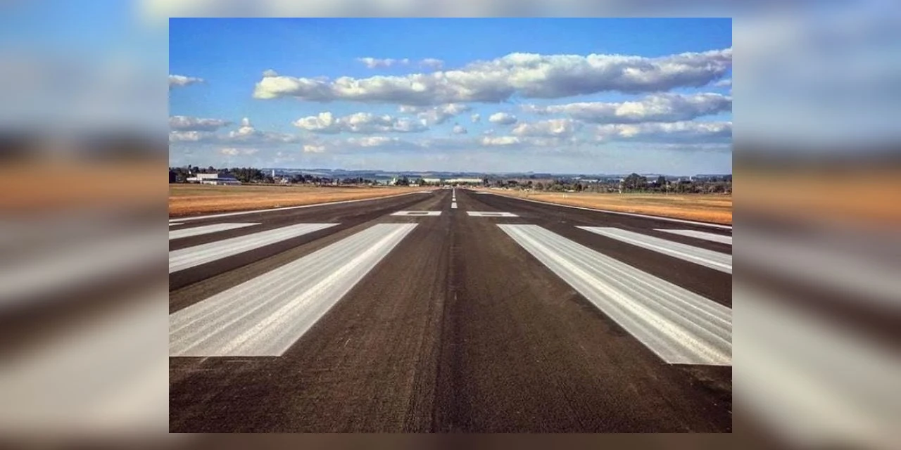 Prefeitura finaliza obras na pista do Aeroporto Sant’Ana