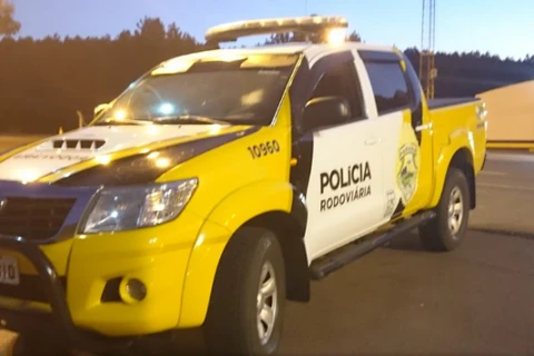 Acidente entre motocicleta e caminhão deixa vítima fatal na PR-340 em Tibagi