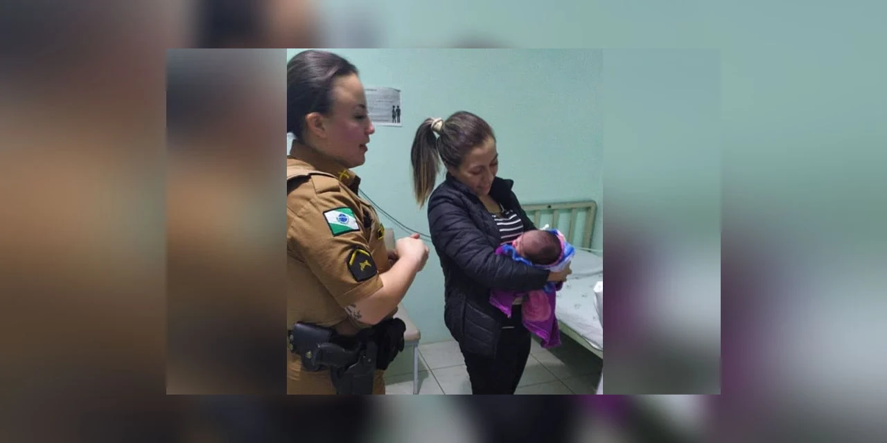 Policial salva vida de bebê engasgado no Paraná