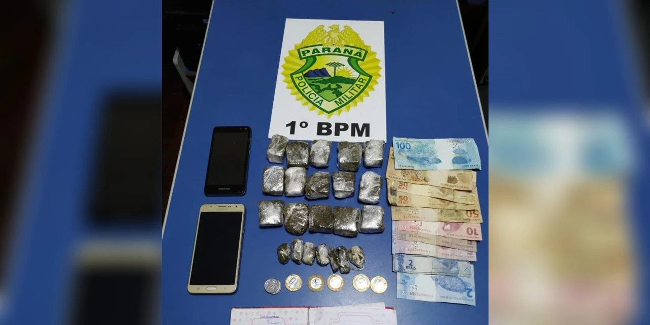 Dupla é detida com drogas em Piraí do Sul