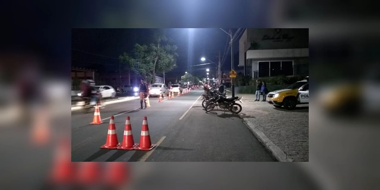 Operação 'Cavalo de Aço' da PM apreende 17 motocicletas em Ponta Grossa