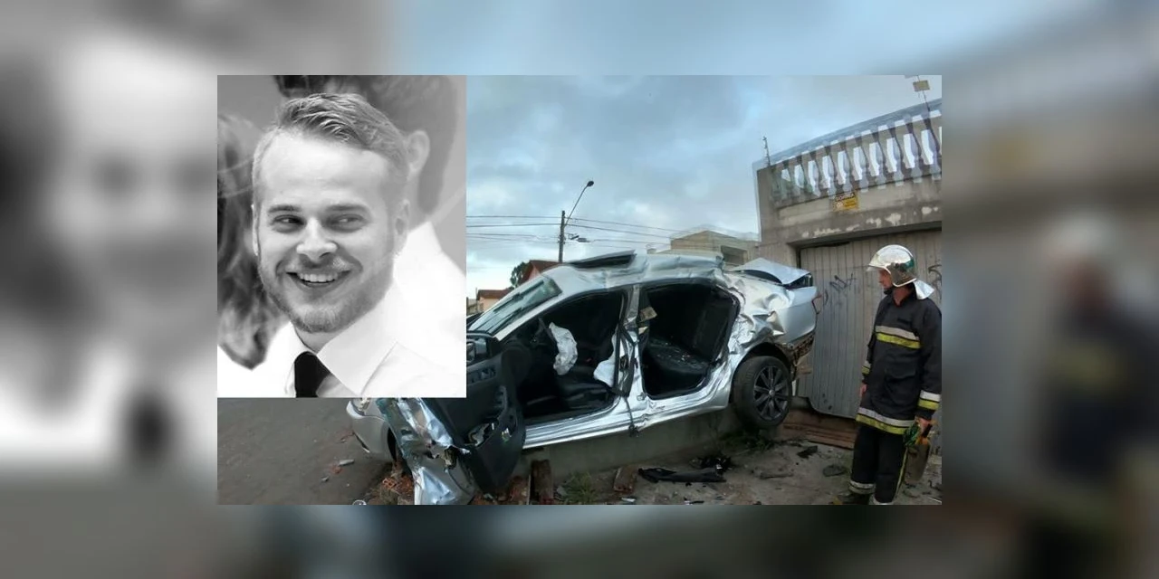 Medico do Samu fica preso em ferragens após acidente entre dois veículos em PG