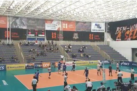 Jogando em casa, Ponta Grossa Vôlei vence o Maringa por 3 a 2