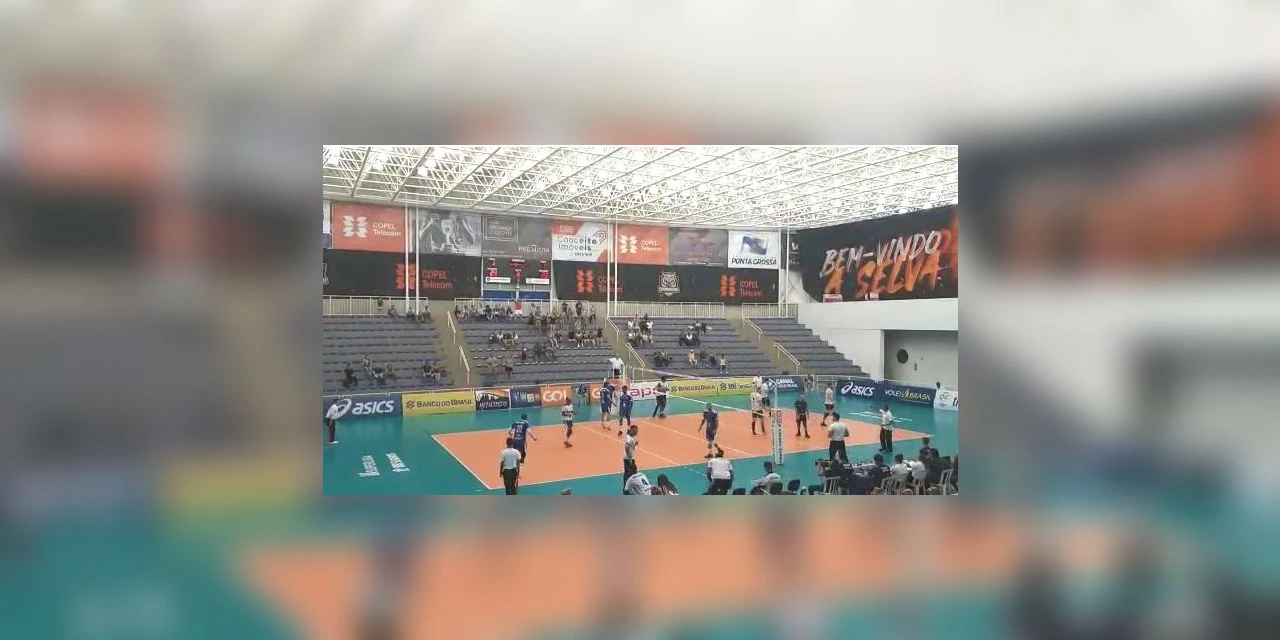 Jogando em casa, Ponta Grossa Vôlei vence o Maringa por 3 a 2