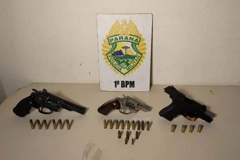 Suspeitos de atentado em Ponta Grossa são presos com armas e munições