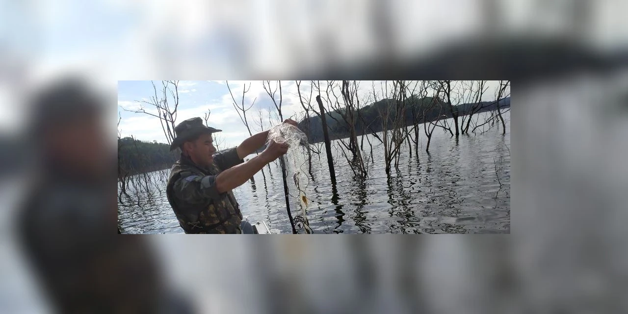 Força Verde apreende materiais usados na pesca predatória na região