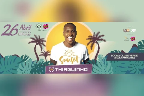 Quer ganhar 4 ingressos Open Bar para show do Thiaguinho em PG? Acesse!