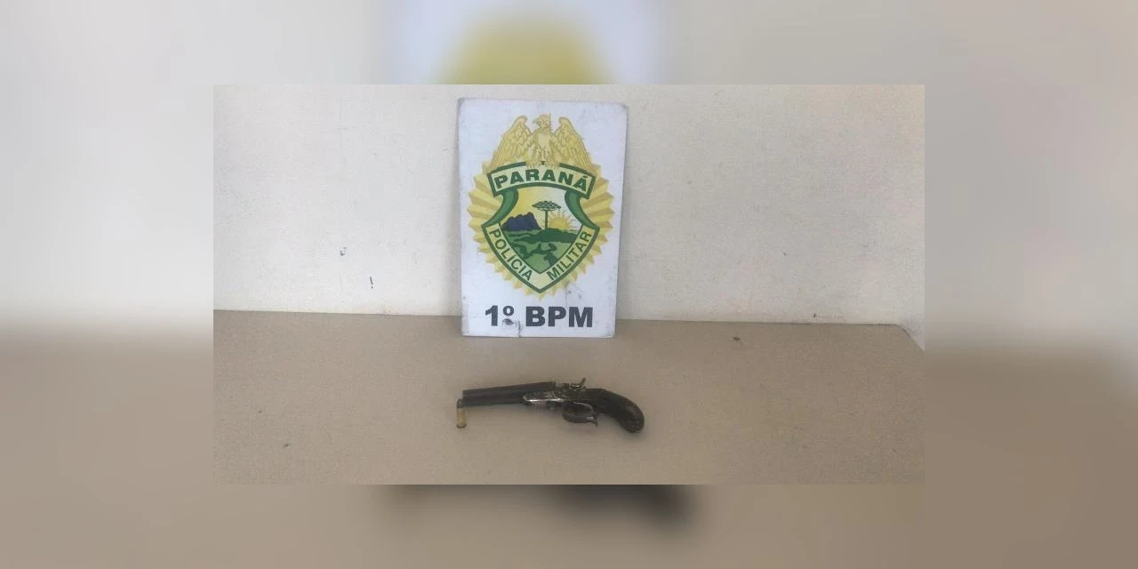 Polícia prende homem que estava atirando em via pública