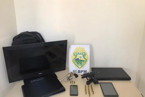 Morre suspeito de assalto após troca de tiros com a polícia em PG