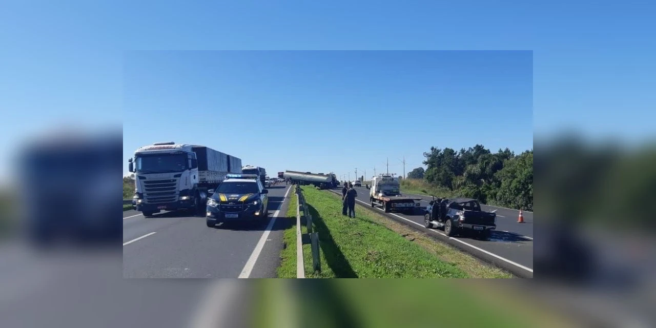 Pais de vereador de Curitiba sofrem lesões graves em acidente na BR-376