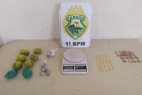 Traficantes são presos com maconha e crack escondidos dentro de mochila em PG