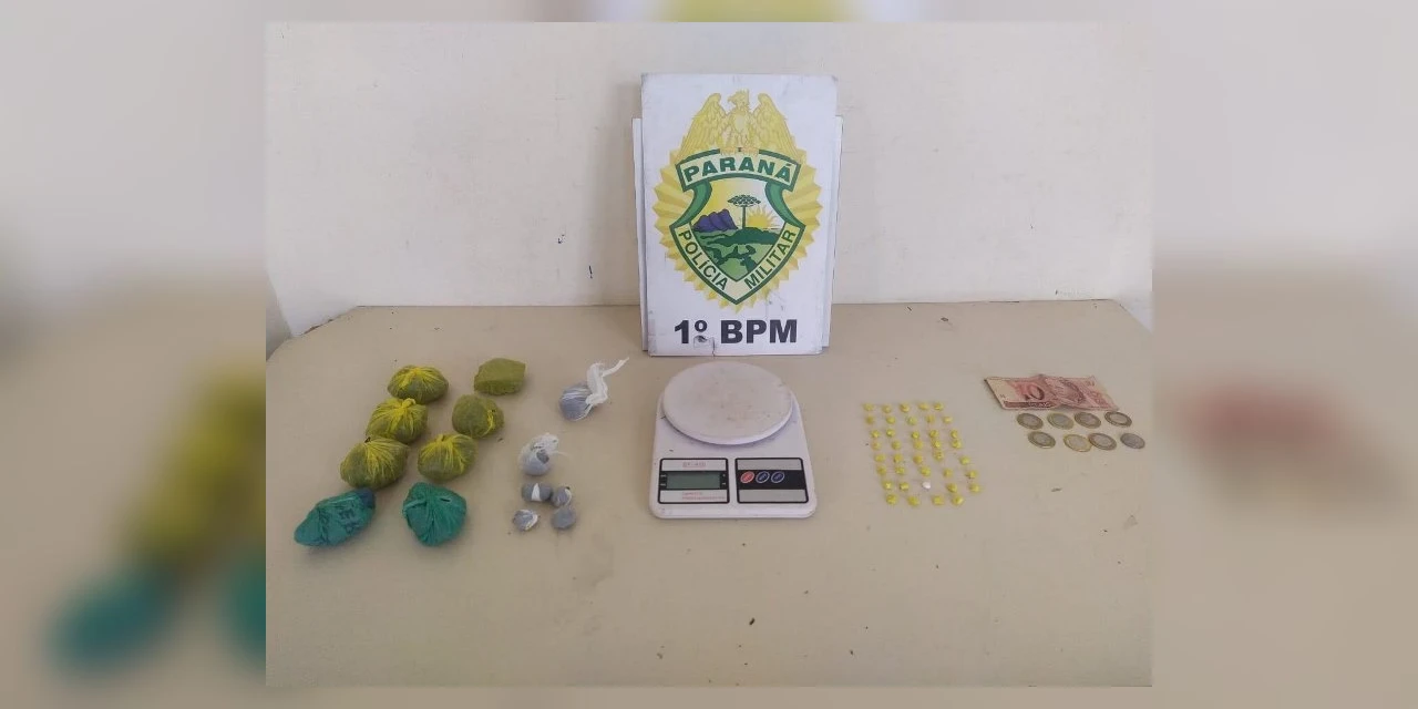 Traficantes são presos com maconha e crack escondidos dentro de mochila em PG