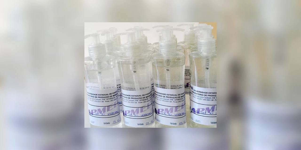 UEPG vai produzir álcool 70% para Fundação Municipal de Saúde
