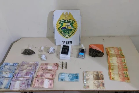 Mulheres são detidas com haxixe, maconha, crack e dinheiro em PG