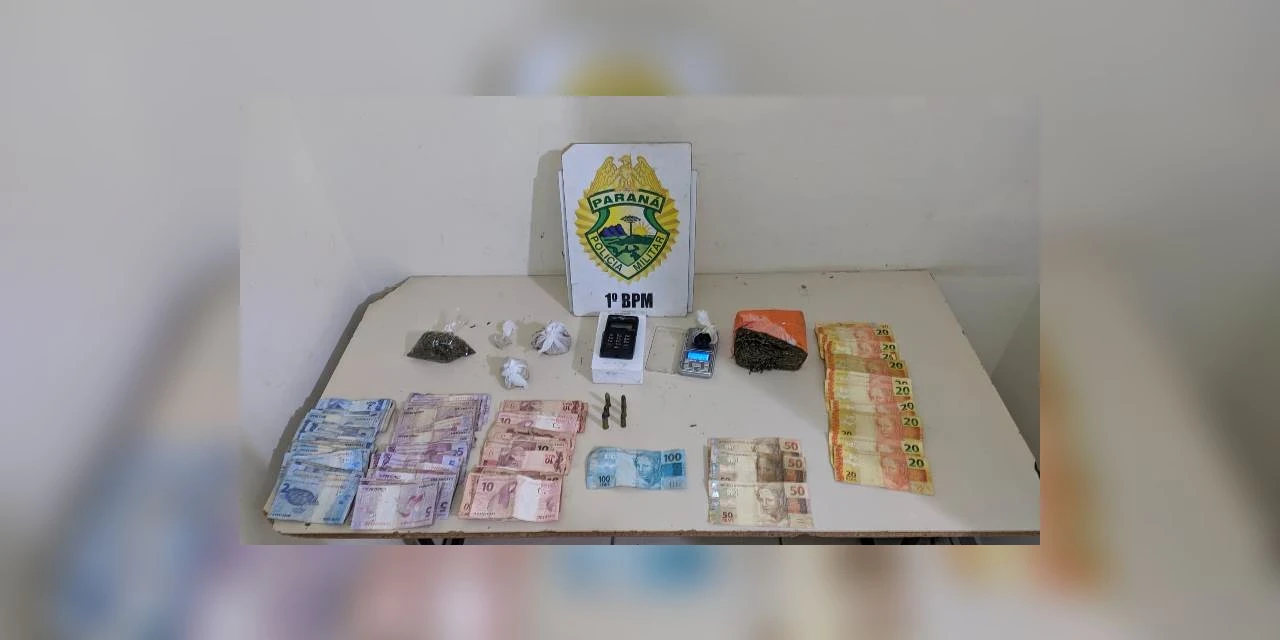 Mulheres são detidas com haxixe, maconha, crack e dinheiro em PG