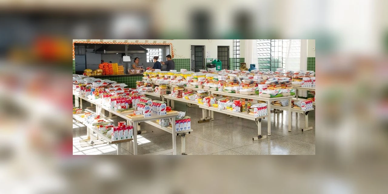 Merenda escolar será distribuída em kits para alunos da rede municipal de Ponta Grossa