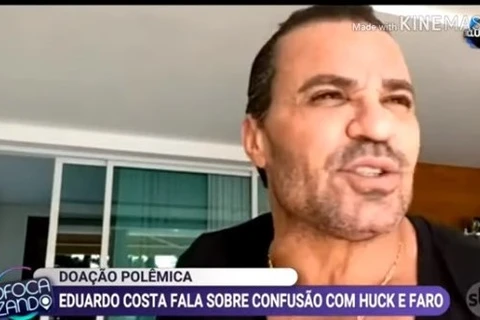 Eduardo Costa diz que quer ser infectado por coronavírus e gera revolta nas redes sociais