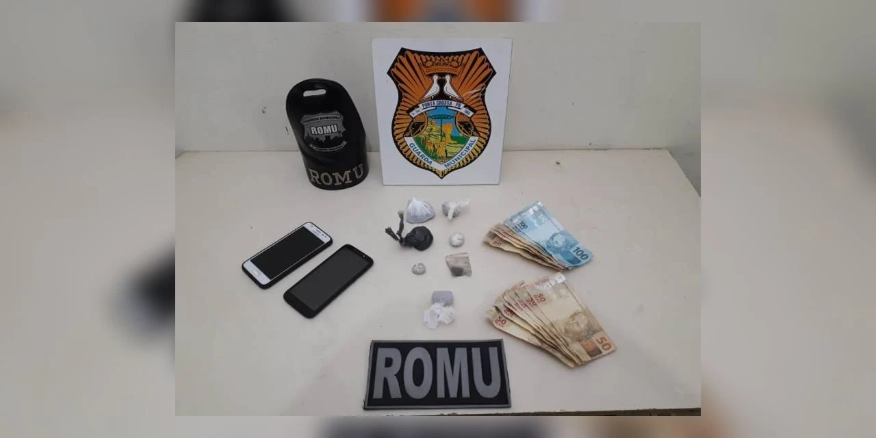  Indivíduo que vendia drogas pelo whatsApp é preso pela GM em PG