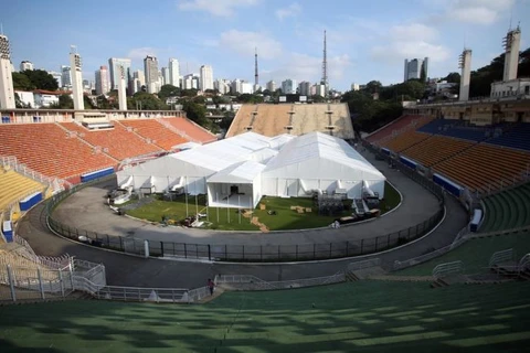 Hospital de campanha em SP já recebe pacientes com coronavírus