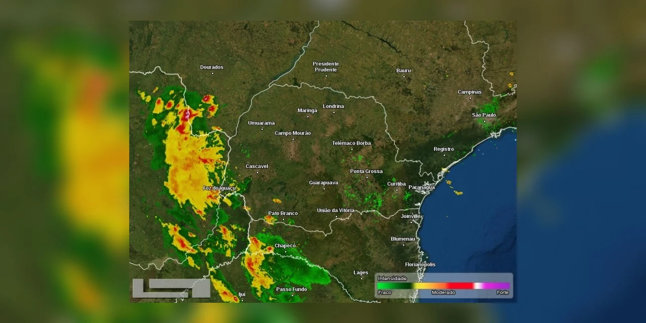Frente fria se aproxima do Paraná e temperaturas caem durante a semana