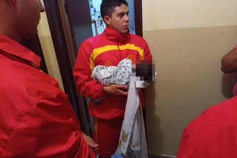 Bombeiros salvam bebê engasgado com leite materno em Palmeira