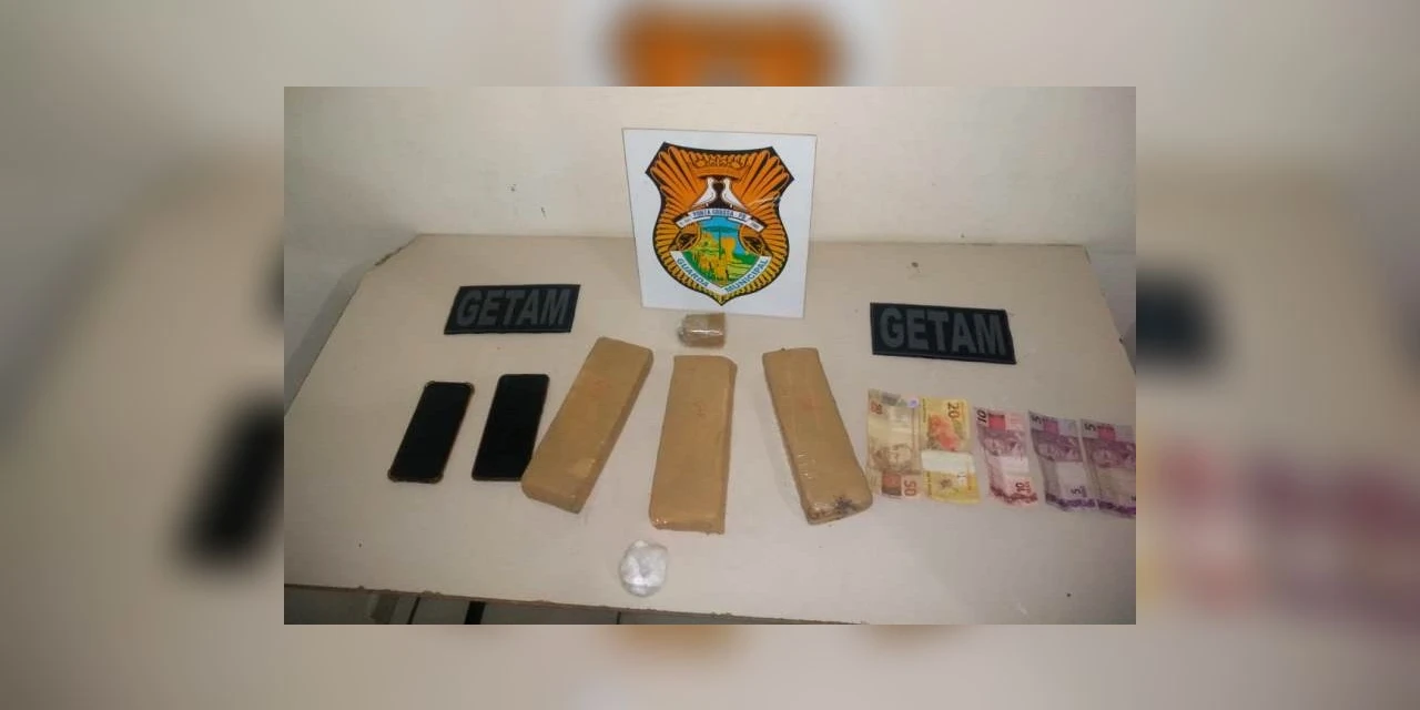 Getam da Guarda apreende mais de 2 quilos de maconha em Ponta Grossa