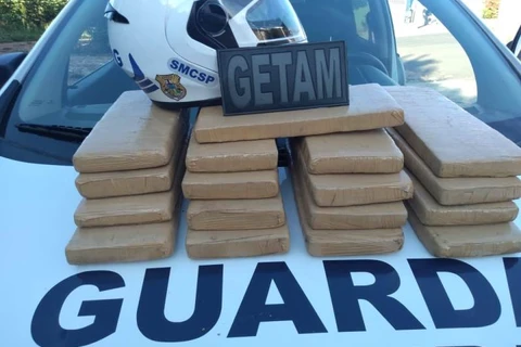 Guarda municipal apreende mais de 19 kg de drogas em PG