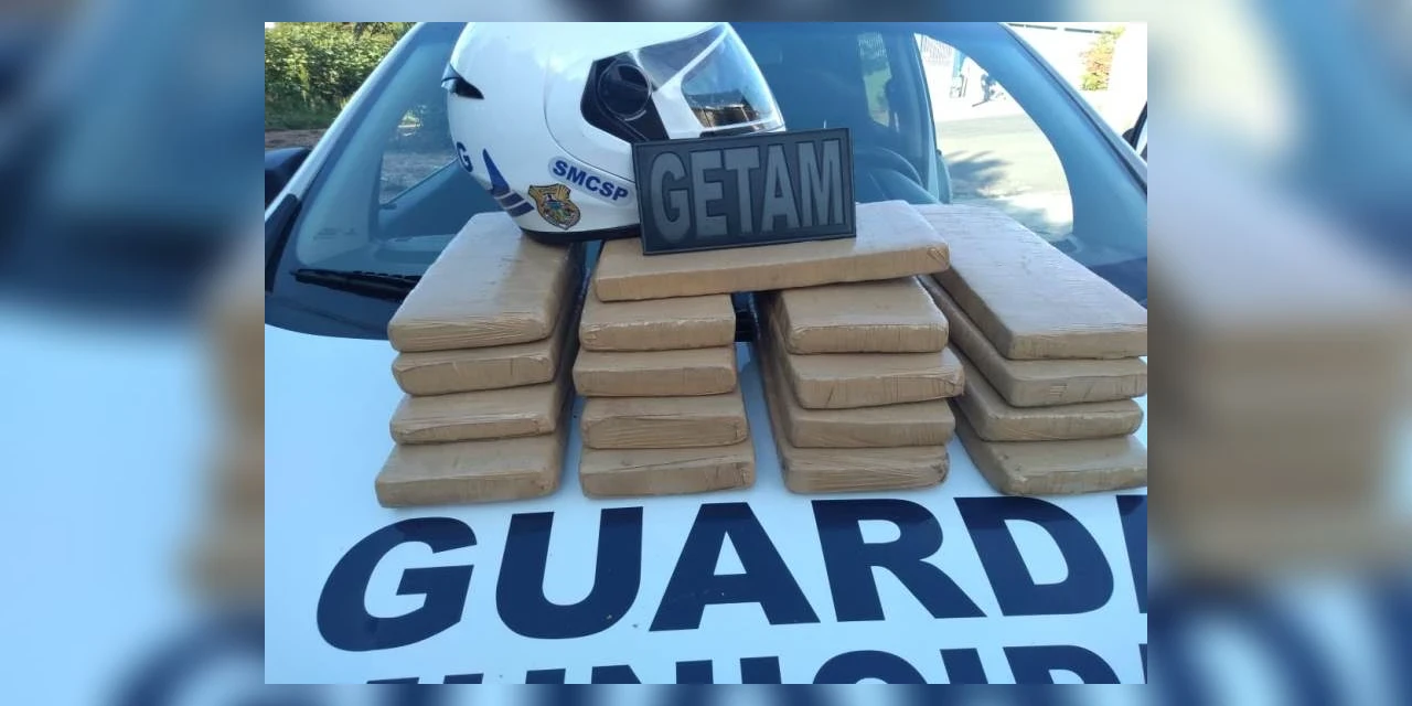Guarda municipal apreende mais de 19 kg de drogas em PG