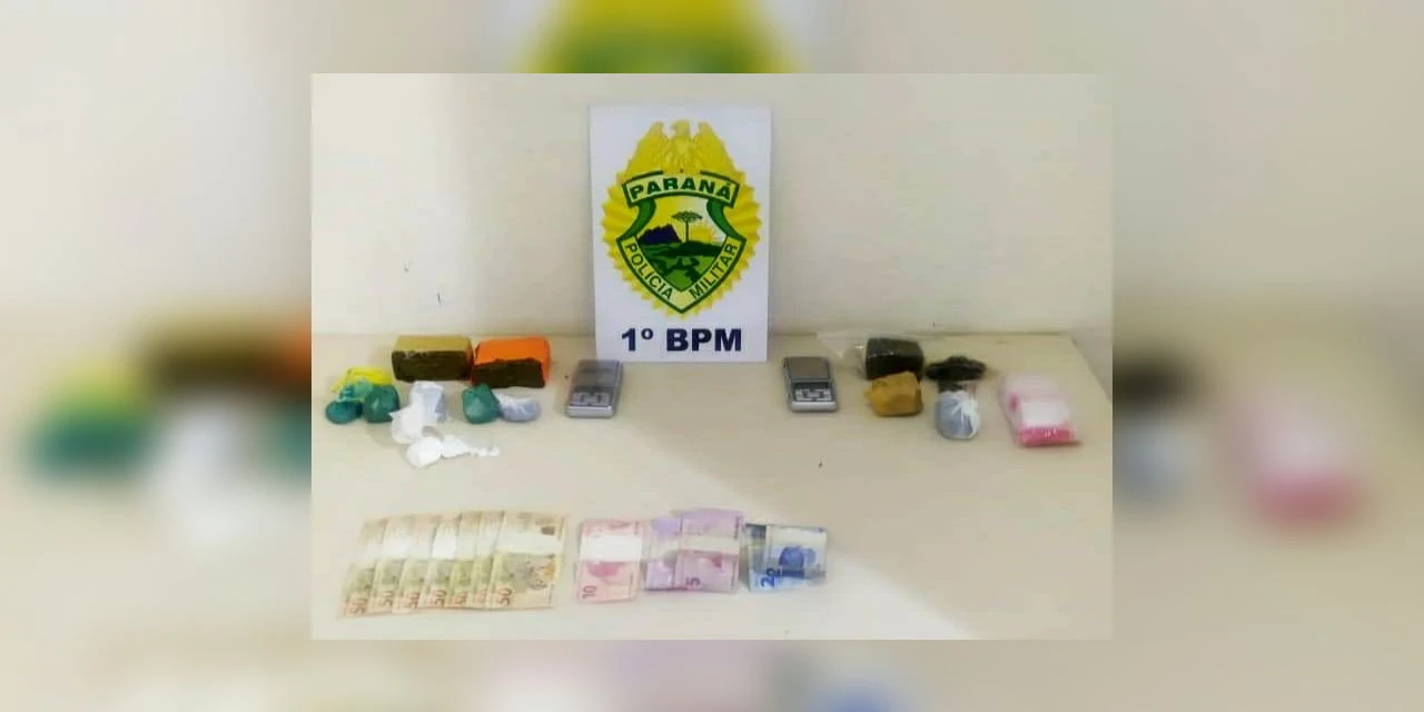PM apreende maconha, cocaína e 5 pessoas na Nova Russia