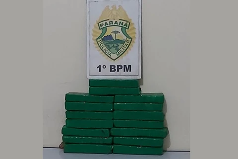 PM apreende quase 10 quilos de maconha na madrugada